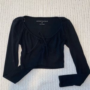 Aeropostal Long sleeved crop top